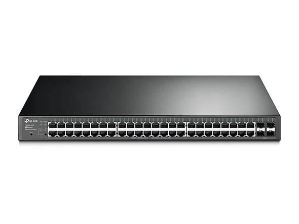 TP-Link T1600G-52PS(TL-SG2452P) | JetStream 48-Port Gigabit Smart PoE+ Switch with 4 SFP Slots 718F