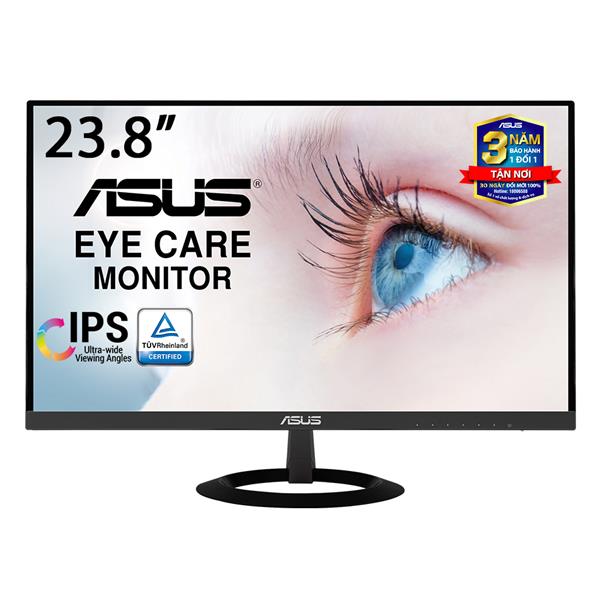 M&#224;n h&#236;nh Asus VZ249HR 23.8 inch FHD/ Đen/ LED/ IPS/ HDMI/ D-Sub/ 75Hz/ 5ms/ Speaker | 0223D