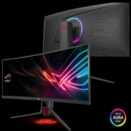 M&#224;n H&#236;nh LCD Asus ROG Strix XG35VQ _35 inch UWQHD (3440 x 1440) Curved 100 Hz FreeSync _HDMI _DisplayPort _718S