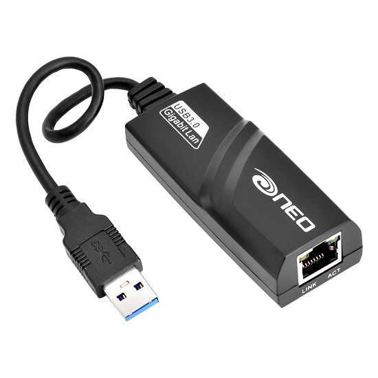 C&#225;p chuyển Gigabit Lan sang usb 3.0 NEA30BLK 618MC