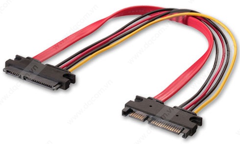 Cáp nối dài SATA + Power 30cm cho HDD, SSD, DVD HK