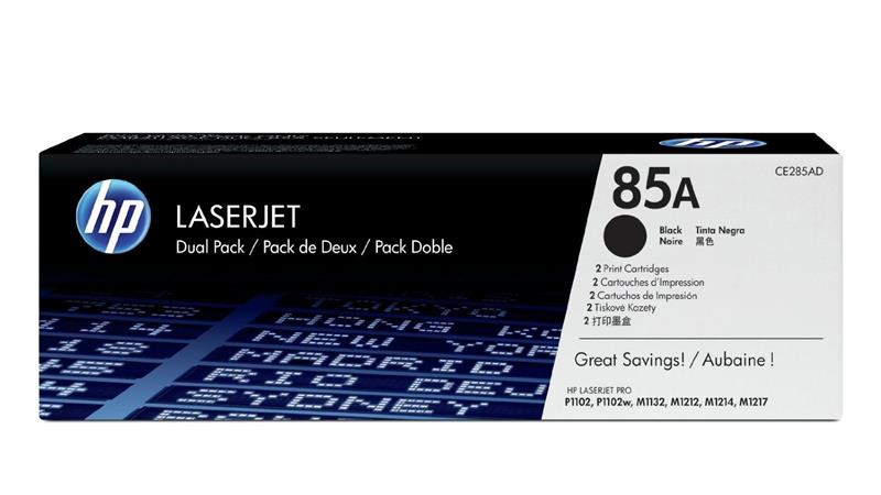 Mực In HP 85A Black Original LaserJet Toner Cartridge (Dual Pack) CE285AD 618EL