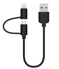 USB to Micro USB + Mini USB Data cable 1M UGREEN US178 (40940) Black GK