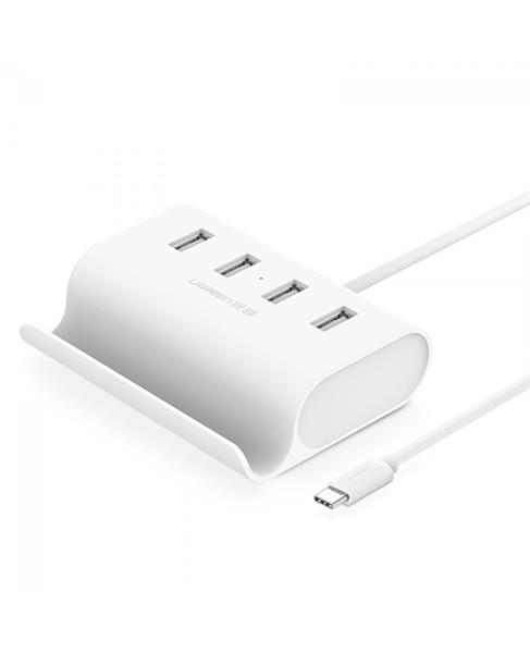 Ugreen USB-C to 4-Port USB 2.0 Hub with cradle 30288 GK