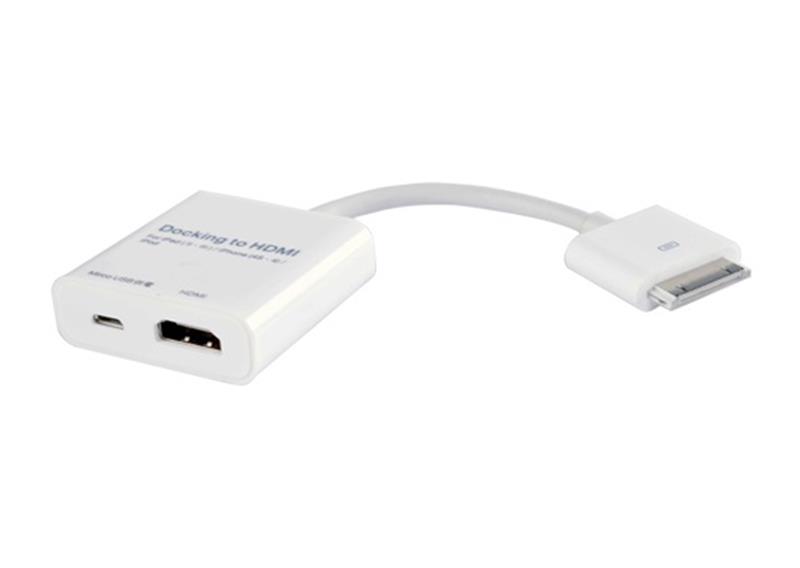 C&#193;P DOCKING -&gt; HDMI + MICRO USB Z-TEK (ZY-032) 318HP